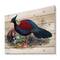 Designart - Vintage Birds In The Wild II - Traditional Print on Natural Pine Wood